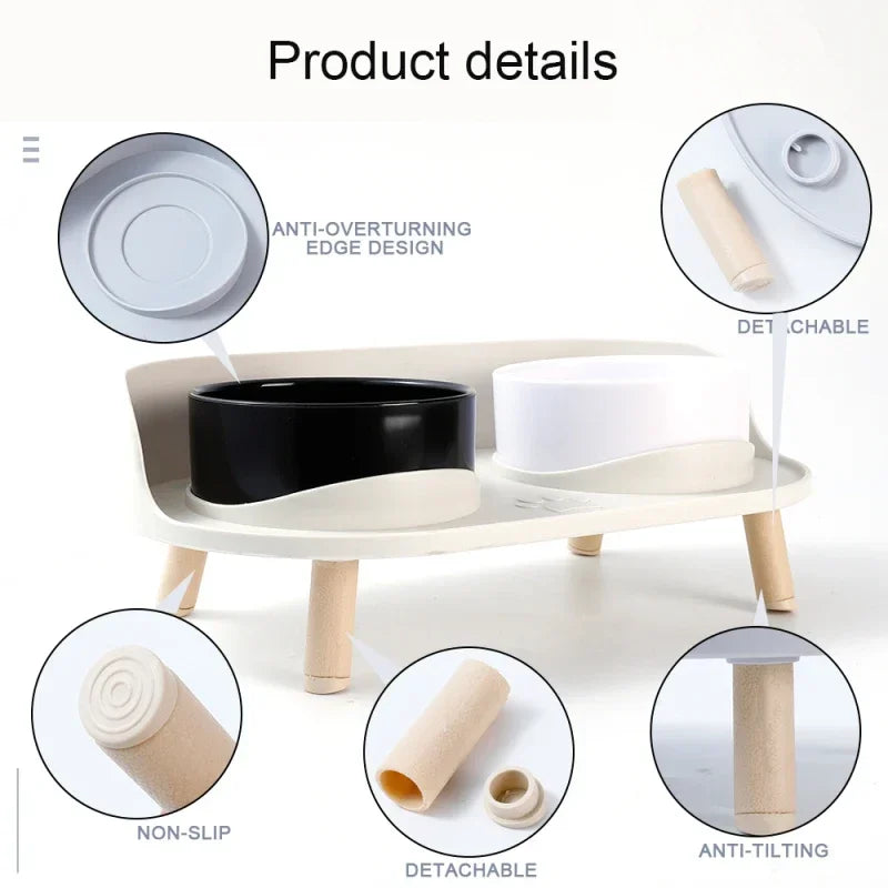 Paws Elevated Feeding Station (2-Bowl Set)