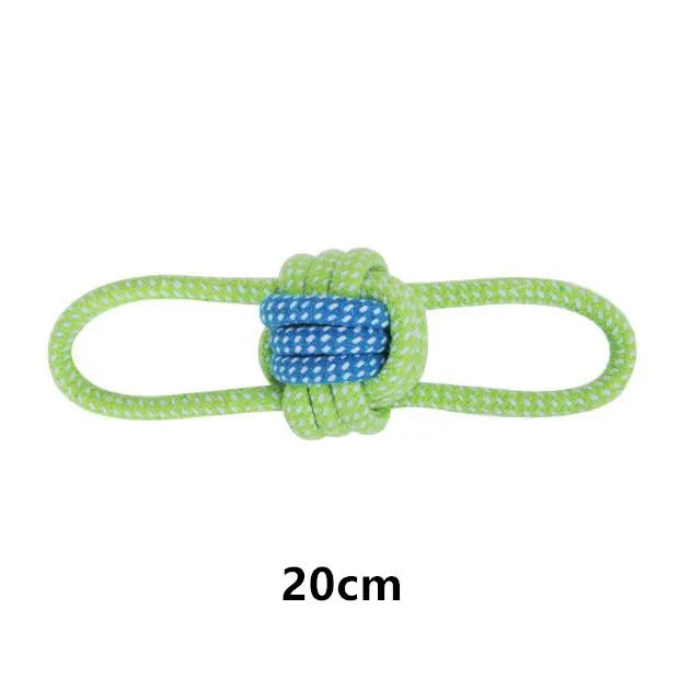 Dog Rope Toy Set – Interactive Cotton Chew Toys for Puppies & Dogs