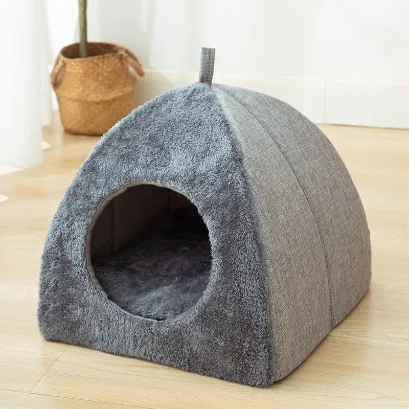 Cozy Triangle Cat House & Pet Bed