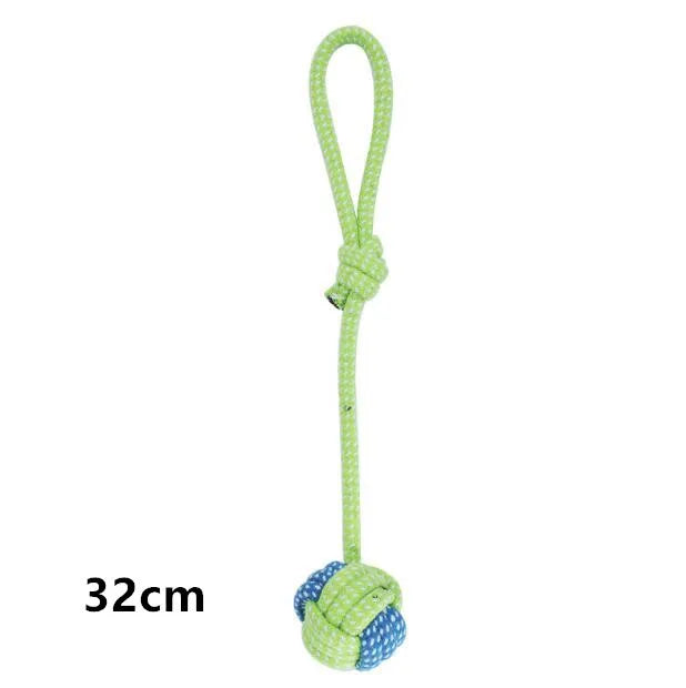 Dog Rope Toy Set – Interactive Cotton Chew Toys for Puppies & Dogs