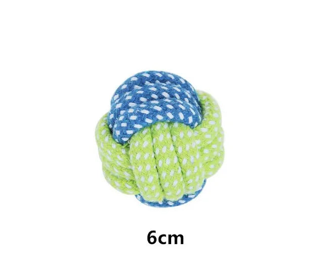 Dog Rope Toy Set – Interactive Cotton Chew Toys for Puppies & Dogs
