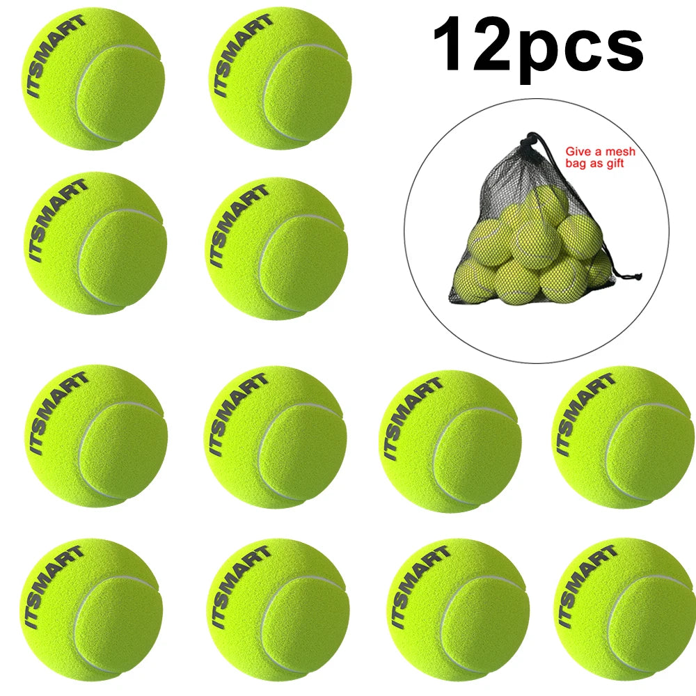 Tennis Balls with Mesh Carry Bag (6 or 12 Pack)