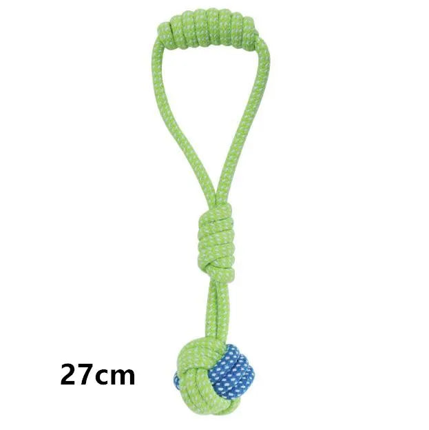 Dog Rope Toy Set – Interactive Cotton Chew Toys for Puppies & Dogs