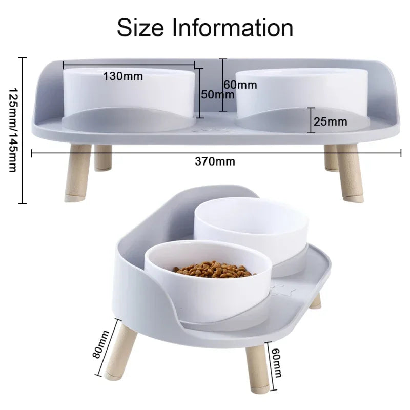 Paws Elevated Feeding Station (2-Bowl Set)