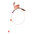Cat Feather Teaser Wand with Bell
