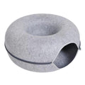 Round Cat Bed – Cozy Oxford Fabric Pet Bed for Cats & Small Dogs